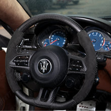 Load image into Gallery viewer, ALL NEW 2025 1:1 Style Steering Wheel w/ Air Bag Digital Gauges for 04-12 Quattroporte