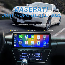Load image into Gallery viewer, NEW 13-20 Maserati Quattroporte ACarDash 12.3" Android 12 Snapdragon Head Unit Radio Apple CarPlay, Android Auto