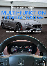 Load image into Gallery viewer, New Release!! 2014-2023 Maserati Ghibli LCD Digital Gauge Cluster with 4 Themes