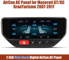 Load image into Gallery viewer, GEN 3 AuCar New Design 2007-2017 Maserati Granturismo GranCabrio LCD Touchscreen Climate Control