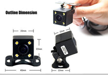 Load image into Gallery viewer, Universal Back up Reverse Camera Car Rear View HD Waterproof 12V Night Vision w/ LED lights