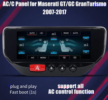 Load image into Gallery viewer, GEN 3 AuCar New Design 2007-2017 Maserati Granturismo GranCabrio LCD Touchscreen Climate Control