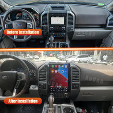 Load image into Gallery viewer, NEW RELEASE!  AuCar Android 13 2K 2015-2020 Ford F150/F250 14.4" 8GB-128GB Dual System Retains Factory SYNC 2 OR SYNC 3