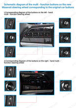 Load image into Gallery viewer, ALL NEW 2025 1:1 Style Steering Wheel w/ Air Bag Digital Gauges for 04-12 Quattroporte