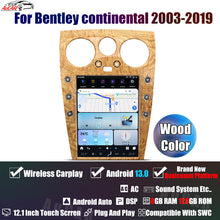 Load image into Gallery viewer, 2003-2019 Bentley Continental GT GTC Android 13 12.1″ 8gb-128gb Android Multimedia Stereo Wireless CarPlay and Android Auto