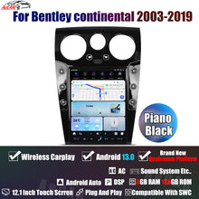 Load image into Gallery viewer, 2003-2019 Bentley Continental GT GTC Android 13 12.1″ 8gb-128gb Android Multimedia Stereo Wireless CarPlay and Android Auto