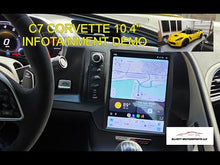 Load and play video in Gallery viewer, Elliott Motorsports Xstar 14-19 C7 Corvette 10.4" Android Head unit w/ Climate Control, Apple Carplay, Android Auto *No PDR*