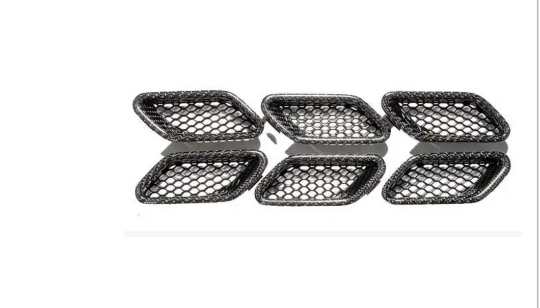 2008-2019 Maserati Granturismo Grancabrio Replacement Carbon Fiber Side Vents (not covers)
