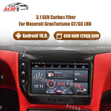 Load image into Gallery viewer, 2023 AuCar 3-Piece Maserati Granturismo Combo Set AuCar Gen 4 Head Unit &amp; Gen 3 (New Design) Climate Control, ACAR GEN 2 Digital Instrument Gauge Cluster
